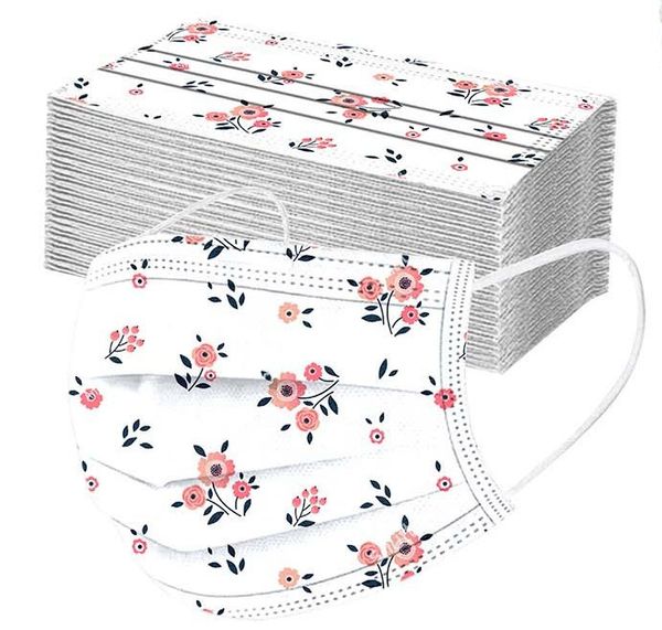 

disposable goddess three-layer printed mask 50 pieces in spunlaced bag