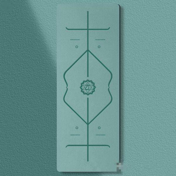 

yoga mats mat pu natural rubber non-slip fitness posture line