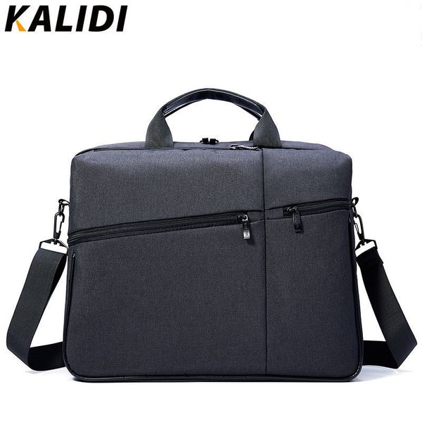 

kalidi 15 business s handbag men briefcase shoulder messenger for mackbook 13.3-15.6 inch notebook lapbag lj201012