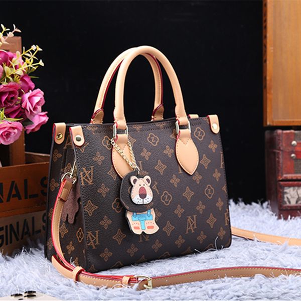 

100% genuine leather handbags 2021 new fashion portable tote bag casual wild large-capacity shoulder diagonal bag sac luxe femme