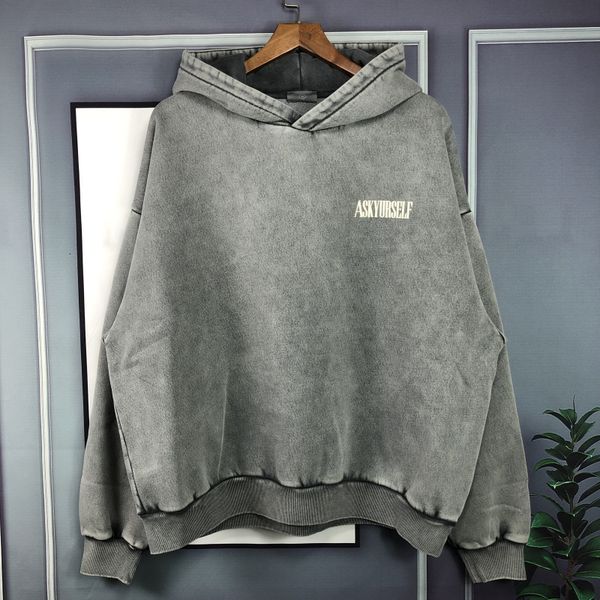 

2021 new hoodie men women hoodies vintage askyurself sweatshirts snowflake print pullovers yzmq, Black