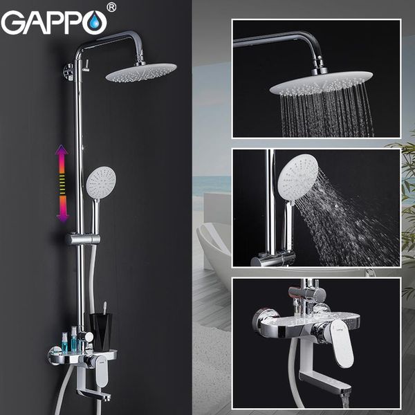 

gappo shower faucets bath shower mixer white chrome bathroom faucet bathtub faucet bath mixer head set