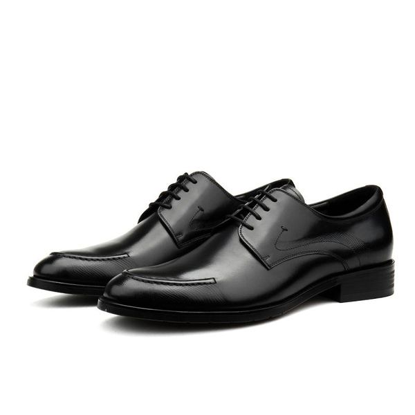 

dress shoes large size eur45 black / deep brown office business genuine leather oxfords mens