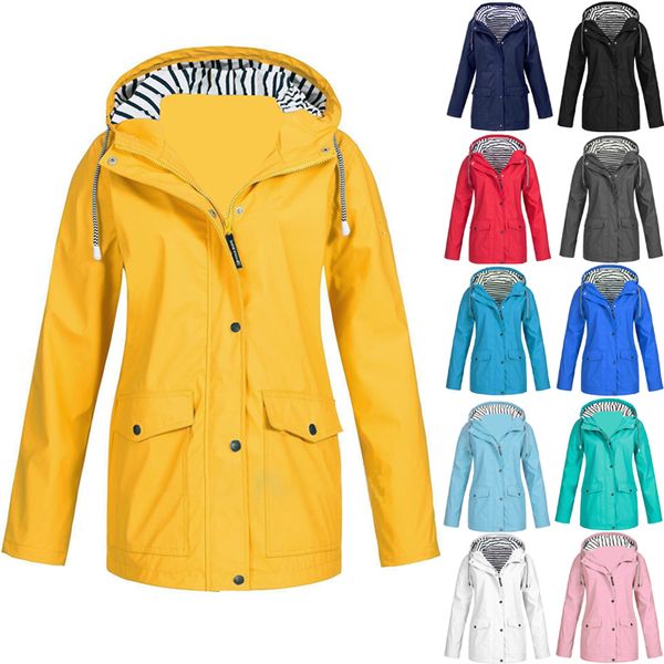 

New 2021 Outerwear Jackets Women's Ladies Warm Windproof Windbreak Plus Outwear Casual Coats Jacket Women BLS6, Black;brown