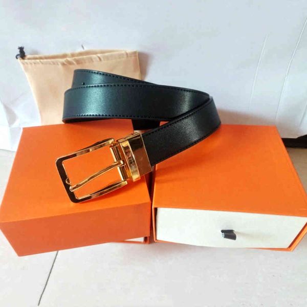 

designer belts 2021 fashion big buckle genuine leather belt no box men women mens, Black;brown