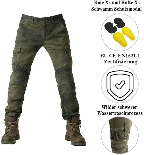 

motorcycle pants men jeans textile motorcycle pants with protectors army green s m l xl xxl xxxl