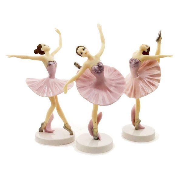 

other festive & party supplies 3pcs/set plastic ballet dancer figures cake er birthday decoration wholesales