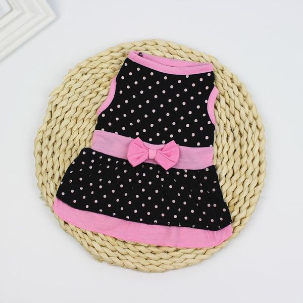 

dog apparel xs/s/m/l/xl summer fashion dress clothes pet princess skirt with bowknot for small puppy dogs cat