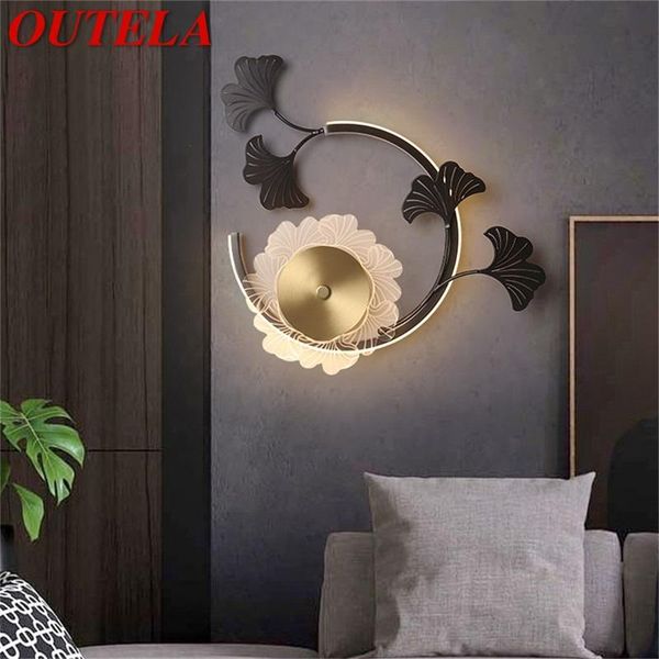 

wall lamp outela nordic creative sconces brass contemporary luxury led crystal light for home decoration