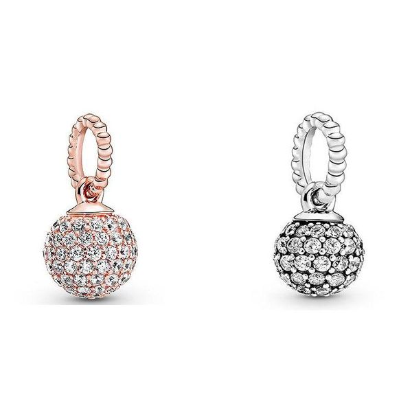 

authentic 925 sterling silver ball dangle charms fit original bracelet for women diy jewelry s925 bead