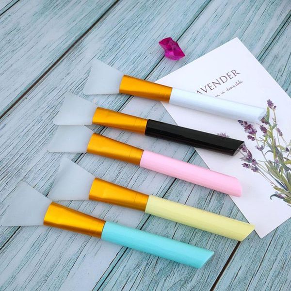 

makeup brushes 5pcs/lot soft silicone facial mask face mud mixing cream diy skin care make up foundation gel cosmetic brush
