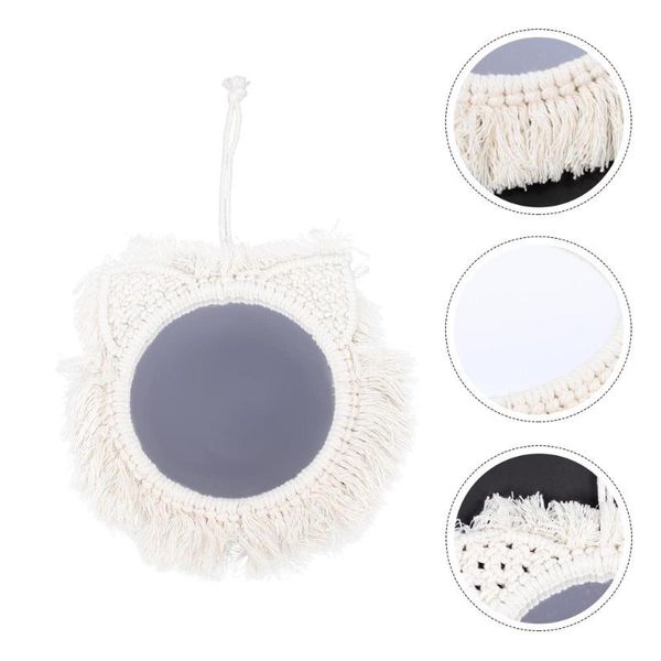 

mirrors 1pc creative woven style mirror household wall decor hanging
