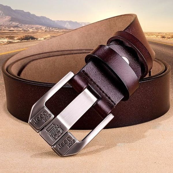 

2021 new male belt genuine leather brand luxury designer pin buckle belts for men cummerbunds jeans ceinture homme bylu, Black;brown