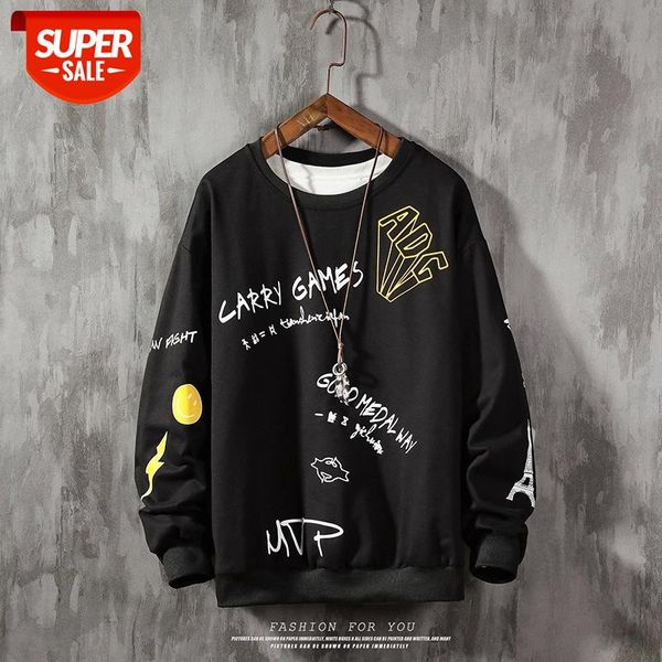 

brand men sweatshirt mvp print sportswear plus size sweatshirt male streetwear pullover men hoodies & sweatshirts #g01d, Black
