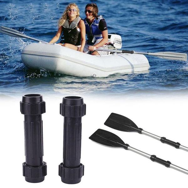 

new black rubber boat paddle connection tube pipe diameter 28mm universal connector boat accessories marine