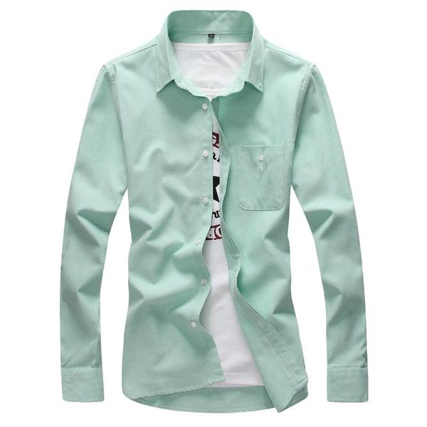 

men's casual shirts fashion oxford spun shirt 60% cotton, White;black
