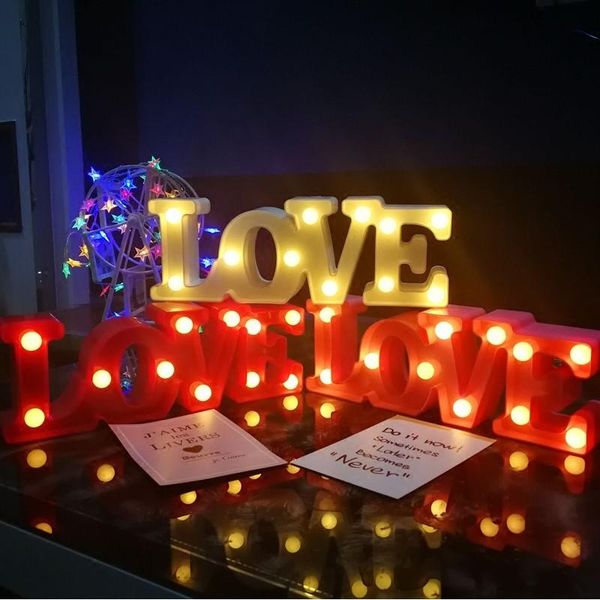 

strings led love table lamp battery power fairy garland girlfriend birthday gift night lights bedroom wedding christmas party decoration