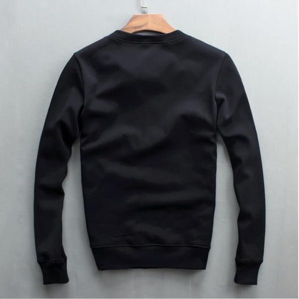 

wholesale men design 09g sweatshirts thicken warm sweatshirts men fashion funny and brand cotton luxury embroidery jaghe, Black