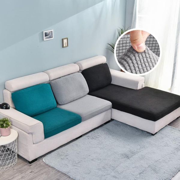 

chair covers jacquard sofa cover, solid color, 1/2/3/4, seat cover and back cushions, l-shape, corner sofa, various colors