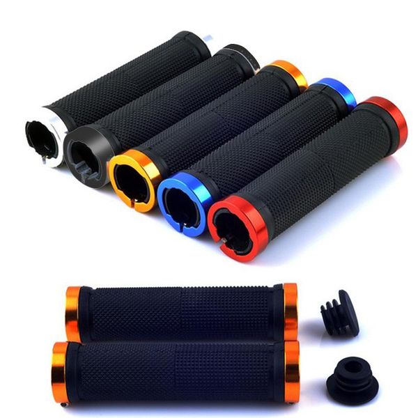 

bike handlebars &components bicycle handles grips anti-skid for mountain universal grip aluminum alloy non-slip handle cover riding accessor
