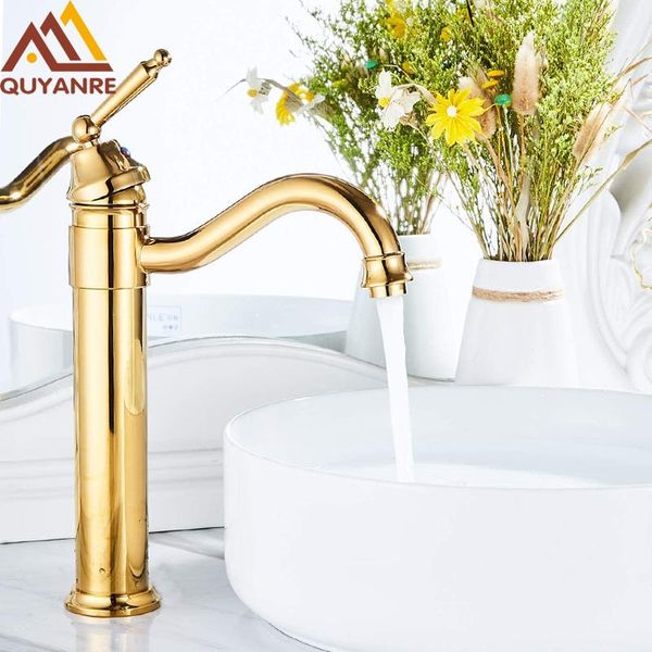 

gold retro basin faucet 360 rotation single handle cold mixer tap torneiras bathroom basin vessel sink faucet kitchen tap