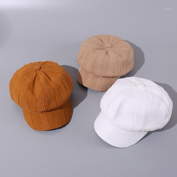 

beanies 2021 spring and autumn outdoor sunshade octagonal hat fashion all-match casual travel cricket-cap painter cap1