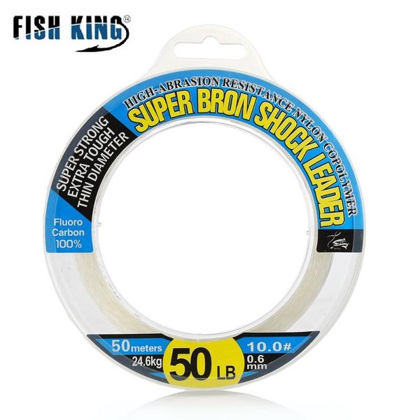 

50m fluorocarbon coating fishing line carbon line fiber monofilament leader carp fishing sinking carbon fiber