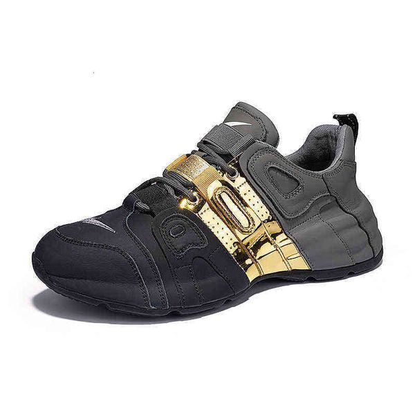 

blackened ninja thick soled minority function contrast color sports casual sho men's trendy dad breathable jogging