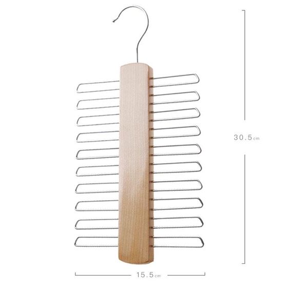 

towel racks wood tie hangers multifunctional anti-slip clothes hanger for ties belts scarf _wk