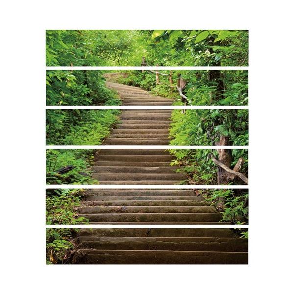 

wall stickers 6pcs fruit tile floor stair sticker pvc bathroom kitchen decoration waterproof mural decals art wallpaper