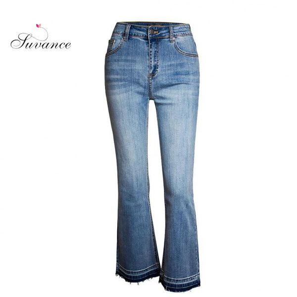 

women's jeans 2021 spring autumn fashion blue color big size s-3xl cotton women wide leg jean jl-hg003