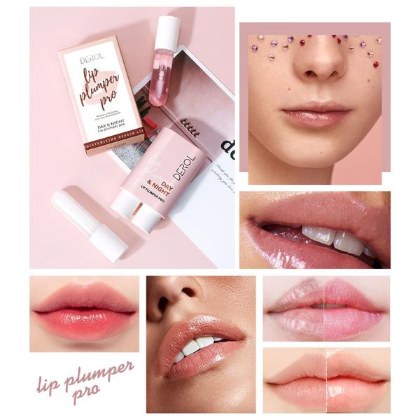 

lip gloss 2pcs/set day night changing lasting waterproof moisturizing lipstick makeup oil care beauty cosmetic