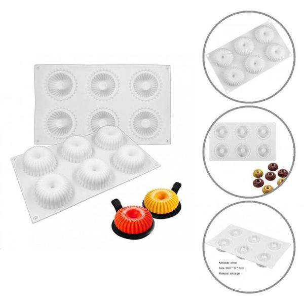 

baking moulds mold useful lightweight 6 cavities handmade dessert for household pastry