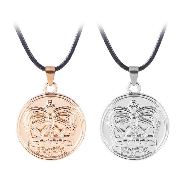 

pendant necklaces anime a certain scientific railgun necklace misaka mikoto coin for women men cosplay jewelry gift, Silver