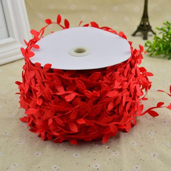 

10 meter silk leaf-shaped handmake artificial green leaves for wedding decoration diy wreath gift scrapbooking craft fak jllybg
