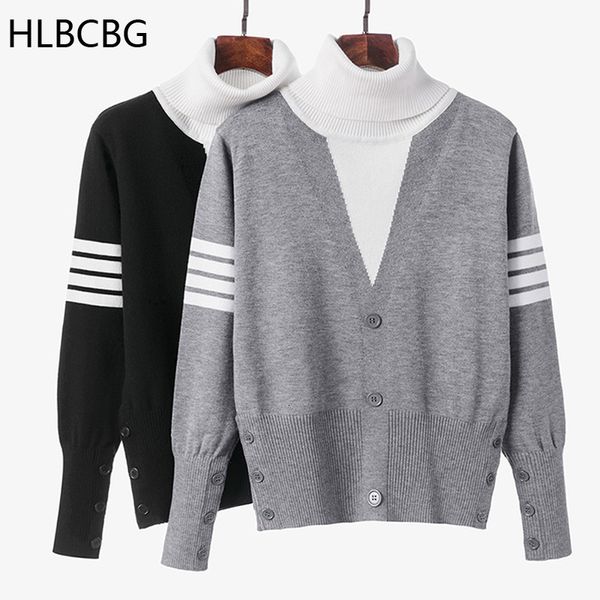 

2021 new women turtleneck cowlneck winter sweater long sleeve thick warm pullover soft knitted jumper christmas sweaters pull tppc, White;black