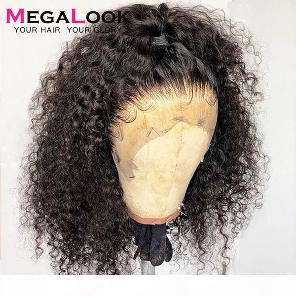 

13x6 lace front wig curly lace front wig short human hair wigs for women remy brown short curly human hair wigs, Black;brown