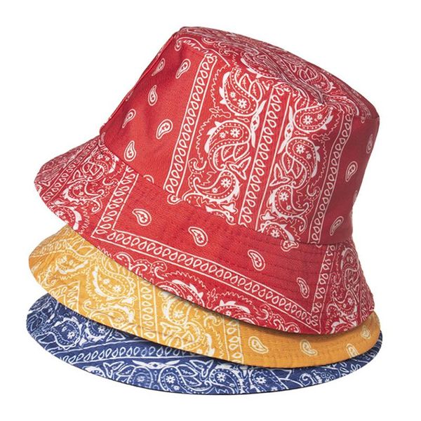 

wide brim hats cotton bucket hat double-sided sun cap fishing fisherman, Blue;gray