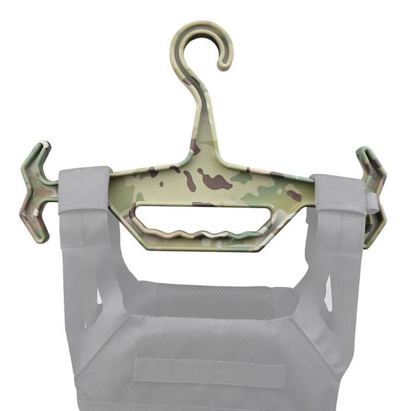 

tactical heavy vest hanger durable plastic hanger for outdoor hunting fireman divers equipment accessories, Camo;black