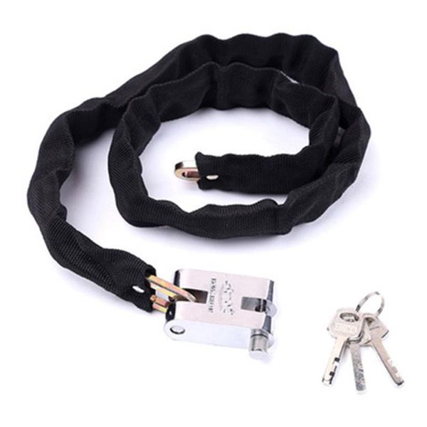 

bike locks 83cm reinforced metal heavy motorbike motorcycle bicycle chain lock