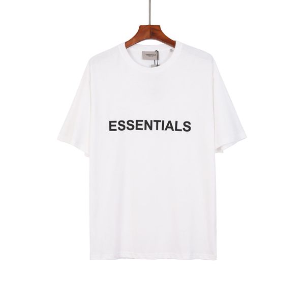 

new summer 2021 fog essentials gutta percha letter print crew neck pullover short sleeve, White;black