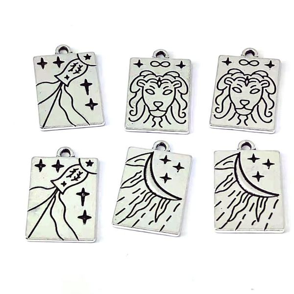 

charms 5pcs, Bronze;silver