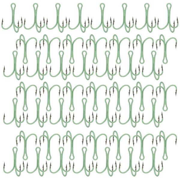 

fishing hooks 20/50pcs carp jig treble sharp barbed hook tackle fish