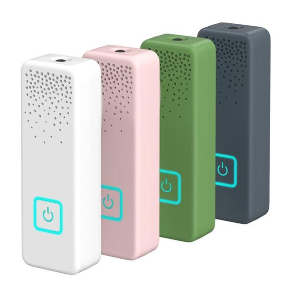 

wearable air purifier necklace negative ion generator with clips usb charging personal air cleaner for pm 2.5 dust