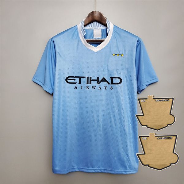 Toure Yaya Balotelli Retro Soccer Trikots 11 12 City Classic Finale 2012 2012 Kun Aguero Dickov Tevez Haaland Goater 98 99 01 Vintage Football Shirt Kompany 88 89 3199