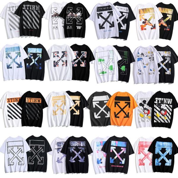 

t-shirt short brand off style summer arrstyle lovers and white daisy fashion women cartoon men half sleeve ivogq