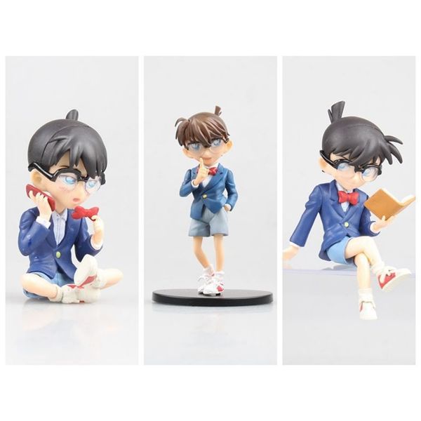 

detective conan kudo shinichi conan's reading telephone standing money, boxed hand-made doll