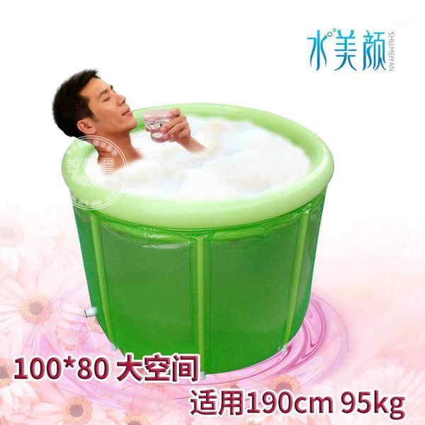 

bathing tubs & seats 9999 double inflatable bathtub large folding bath bucket of tub1