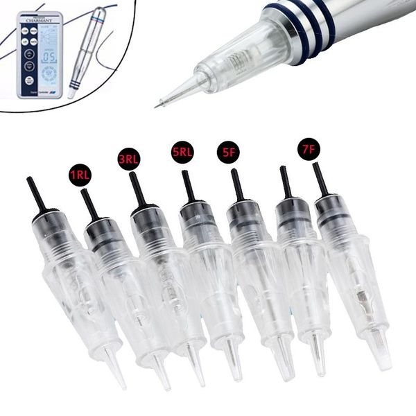 

tattoo guns kits 50pcs/set microblading needles for permanent makeup charmant 2 machine big thread ink cartridge forever beauty cosmetics