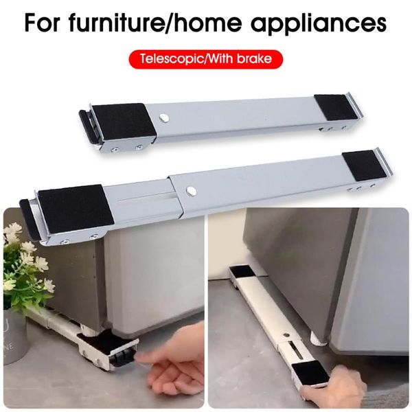 

professional hand tool sets 1pair furniture cupboard machine moving appliances mover mobile universal heavy duty 300kg with brake